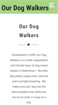 Mobile Screenshot of ourdogwalkers.co.uk