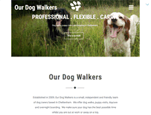 Tablet Screenshot of ourdogwalkers.co.uk